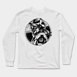 Space X Skull Long Sleeve T-Shirt